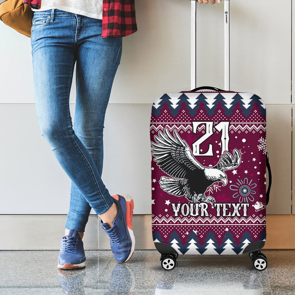 custom-sea-eagles-rugby-luggage-cover-manly-boys-victory-2023-christmas-vibe