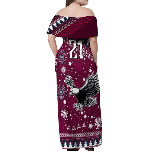 custom-sea-eagles-rugby-off-shoulder-maxi-dress-manly-boys-victory-2023-christmas-vibe