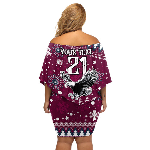 custom-sea-eagles-rugby-off-shoulder-short-dress-manly-boys-victory-2023-christmas-vibe