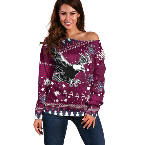 custom-sea-eagles-rugby-off-shoulder-sweater-manly-boys-victory-2023-christmas-vibe