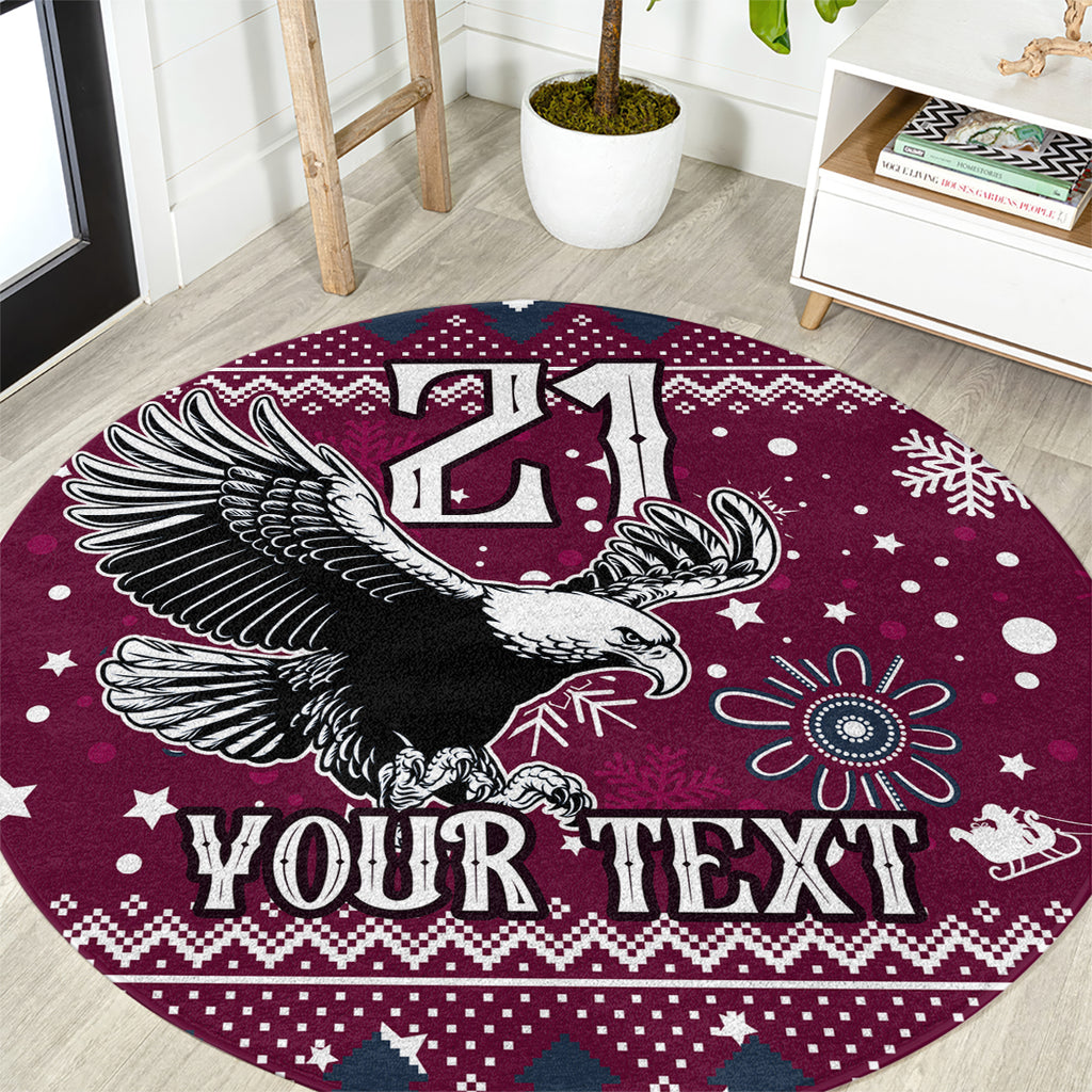 custom-sea-eagles-rugby-round-carpet-manly-boys-victory-2023-christmas-vibe