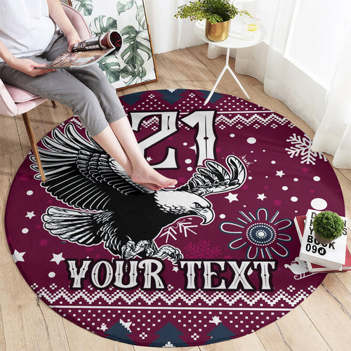 custom-sea-eagles-rugby-round-carpet-manly-boys-victory-2023-christmas-vibe