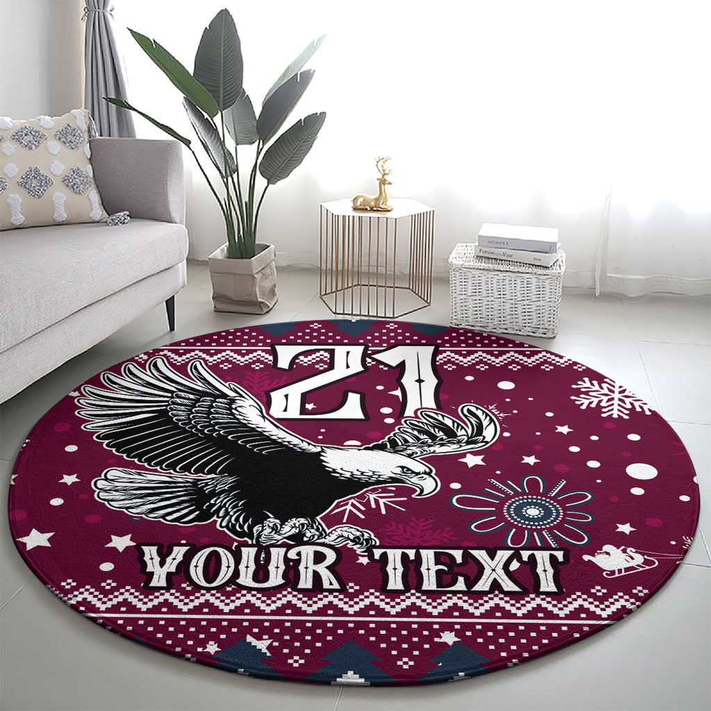 custom-sea-eagles-rugby-round-carpet-manly-boys-victory-2023-christmas-vibe