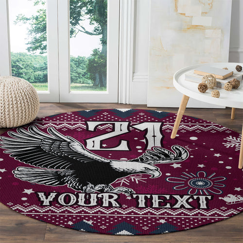 custom-sea-eagles-rugby-round-carpet-manly-boys-victory-2023-christmas-vibe