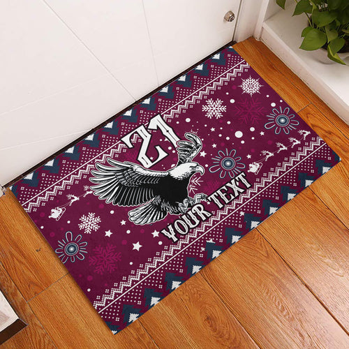 custom-sea-eagles-rugby-rubber-doormat-manly-boys-victory-2023-christmas-vibe