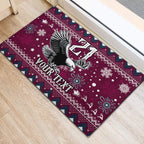 custom-sea-eagles-rugby-rubber-doormat-manly-boys-victory-2023-christmas-vibe