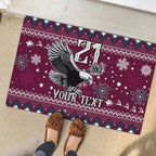 custom-sea-eagles-rugby-rubber-doormat-manly-boys-victory-2023-christmas-vibe