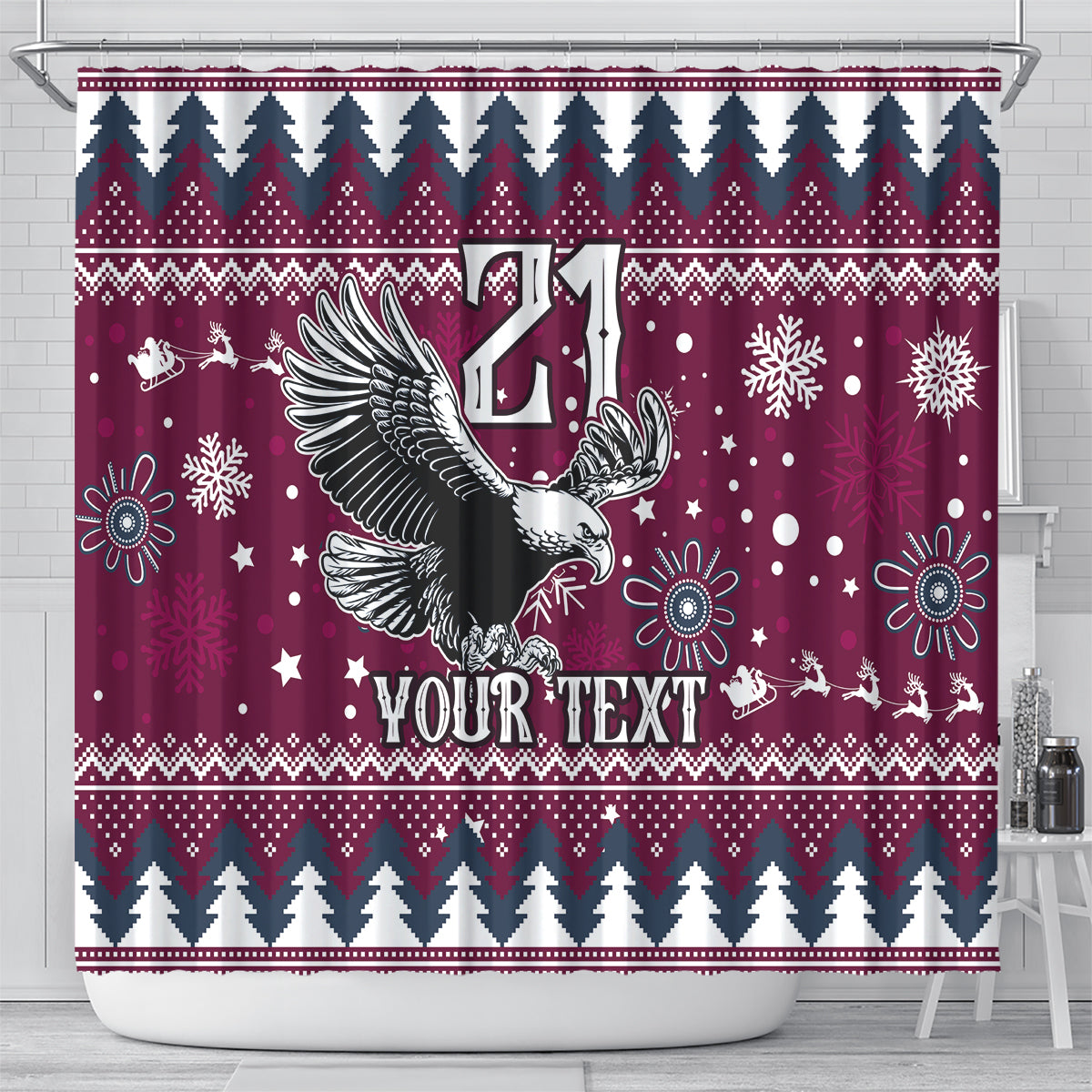 custom-sea-eagles-rugby-shower-curtain-manly-boys-victory-2023-christmas-vibe