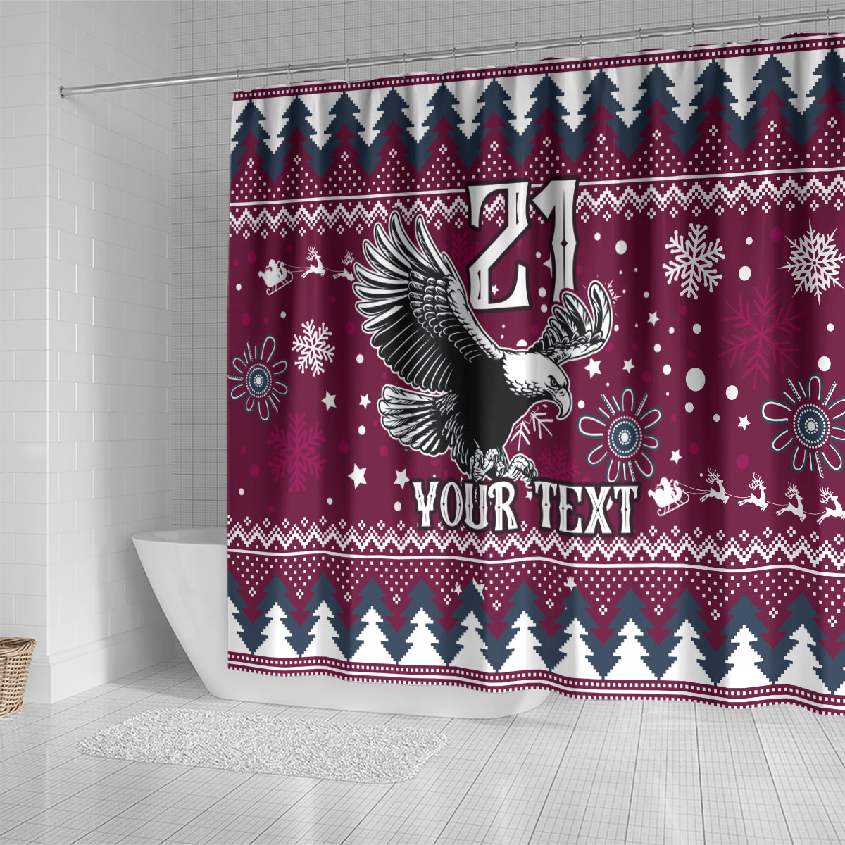 custom-sea-eagles-rugby-shower-curtain-manly-boys-victory-2023-christmas-vibe