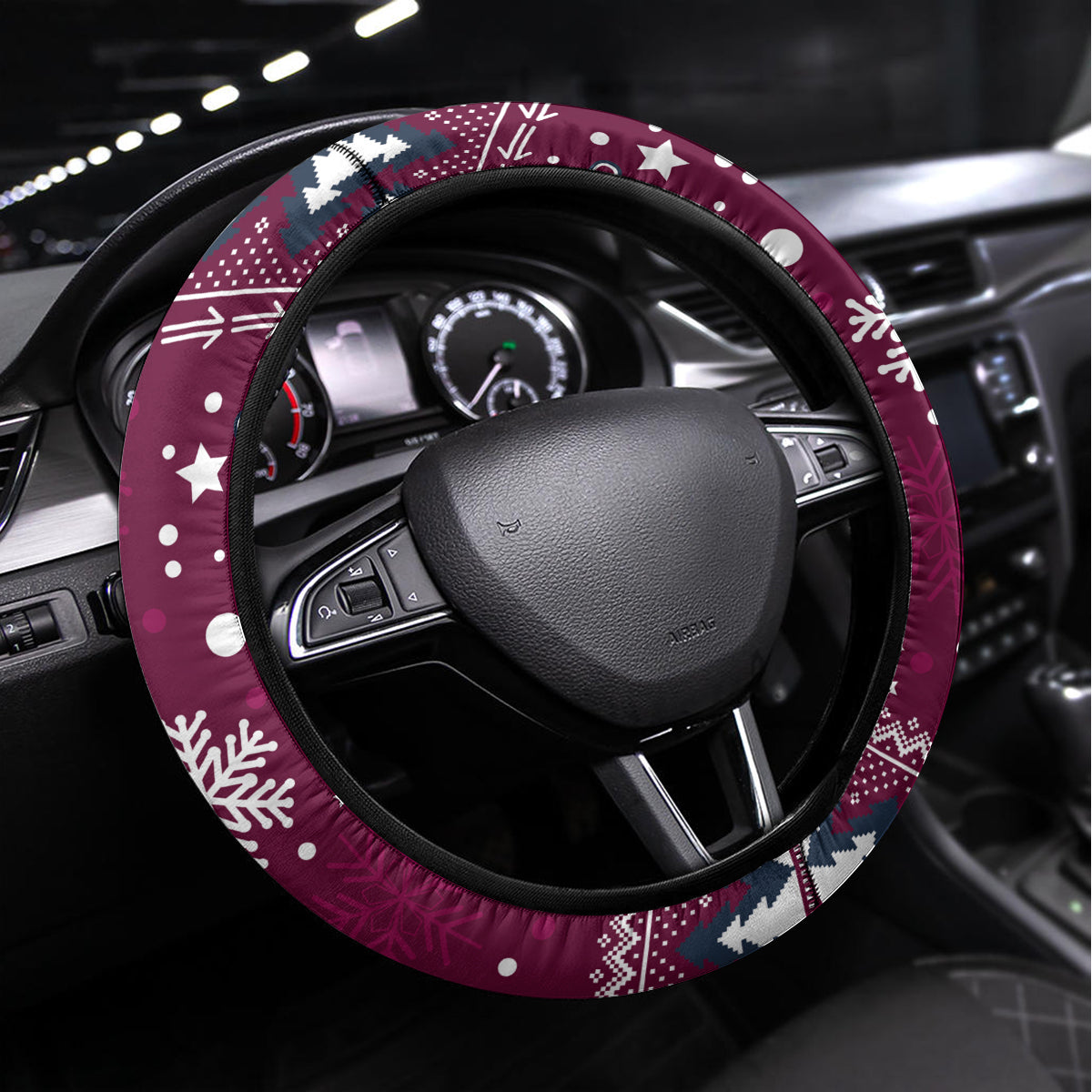Sea Eagles Rugby Steering Wheel Cover Manly Boys Victory 2023 Christmas Vibe