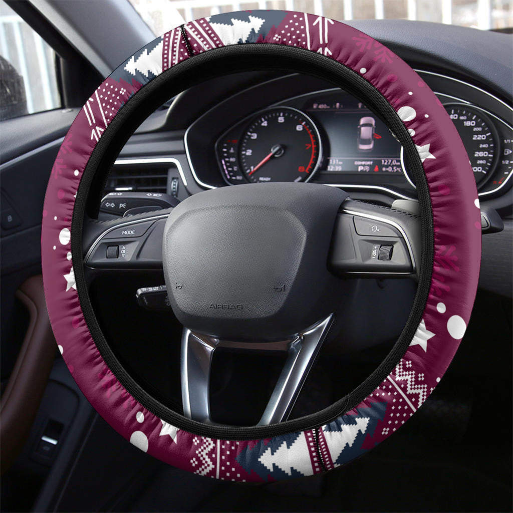 Sea Eagles Rugby Steering Wheel Cover Manly Boys Victory 2023 Christmas Vibe
