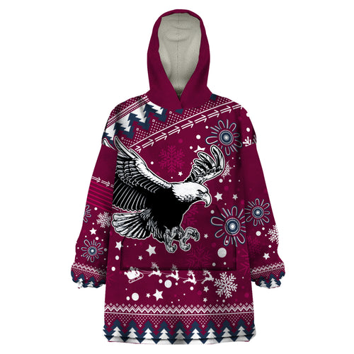 custom-sea-eagles-rugby-wearable-blanket-hoodie-manly-boys-victory-2023-christmas-vibe