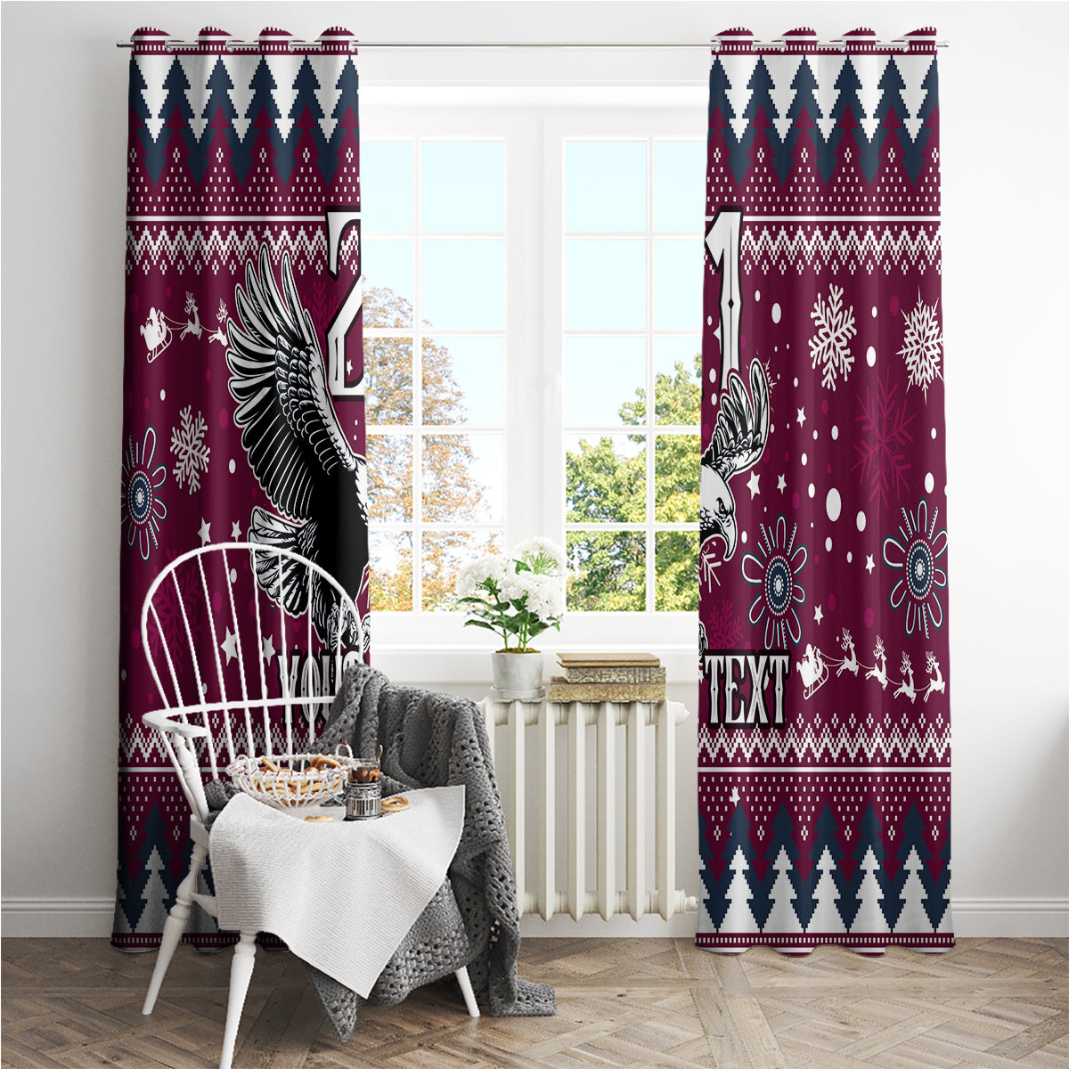 custom-sea-eagles-rugby-window-curtain-manly-boys-victory-2023-christmas-vibe