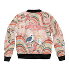 australia-hippie-christmas-bomber-jacket-cockatoo-kookaburra-with-wattle-pink-peach-style