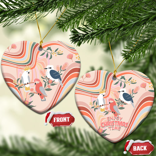 australia-hippie-christmas-ceramic-ornament-cockatoo-kookaburra-with-wattle-pink-peach-style