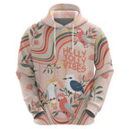 australia-hippie-christmas-hoodie-cockatoo-kookaburra-with-wattle-pink-peach-style