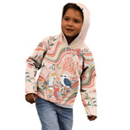 australia-hippie-christmas-kid-hoodie-cockatoo-kookaburra-with-wattle-pink-peach-style