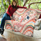 australia-hippie-christmas-quilt-cockatoo-kookaburra-with-wattle-pink-peach-style