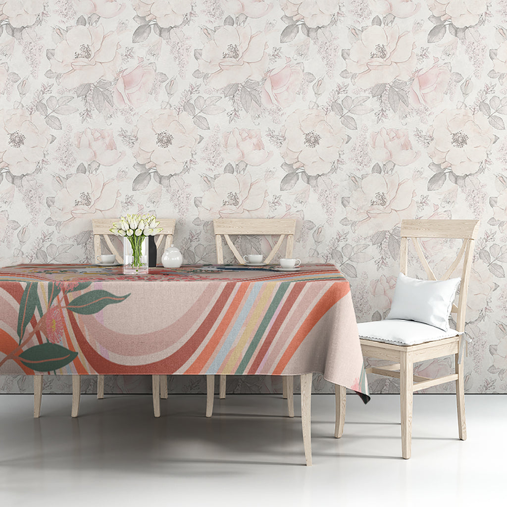 australia-hippie-christmas-tablecloth-cockatoo-kookaburra-with-wattle-pink-peach-style