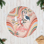 australia-hippie-christmas-tree-skirt-cockatoo-kookaburra-with-wattle-pink-peach-style