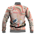 personalised-australia-hippie-christmas-baseball-jacket-cockatoo-kookaburra-with-wattle-pink-peach-style