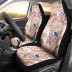 personalised-australia-hippie-christmas-car-seat-cover-cockatoo-kookaburra-with-wattle-pink-peach-style