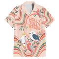 personalised-australia-hippie-christmas-hawaiian-shirt-cockatoo-kookaburra-with-wattle-pink-peach-style