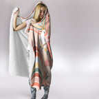 personalised-australia-hippie-christmas-hooded-blanket-cockatoo-kookaburra-with-wattle-pink-peach-style