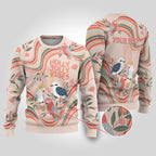 personalised-australia-hippie-christmas-ugly-christmas-sweater-cockatoo-kookaburra-with-wattle-pink-peach-style