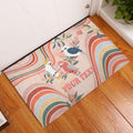 personalised-australia-hippie-christmas-rubber-doormat-cockatoo-kookaburra-with-wattle-pink-peach-style