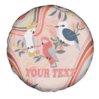personalised-australia-hippie-christmas-spare-tire-cover-cockatoo-kookaburra-with-wattle-pink-peach-style