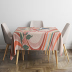 personalised-australia-hippie-christmas-tablecloth-cockatoo-kookaburra-with-wattle-pink-peach-style