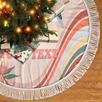 personalised-australia-hippie-christmas-tree-skirt-cockatoo-kookaburra-with-wattle-pink-peach-style