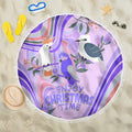 australia-hippie-christmas-beach-blanket-cockatoo-kookaburra-with-wattle-violet-pastel-color