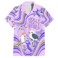 australia-hippie-christmas-hawaiian-shirt-cockatoo-kookaburra-with-wattle-violet-pastel-color