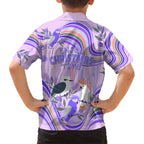 australia-hippie-christmas-hawaiian-shirt-cockatoo-kookaburra-with-wattle-violet-pastel-color
