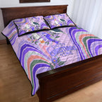 australia-hippie-christmas-quilt-bed-set-cockatoo-kookaburra-with-wattle-violet-pastel-color