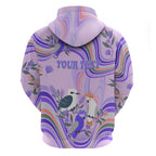 personalised-australia-hippie-christmas-hoodie-cockatoo-kookaburra-with-wattle-violet-pastel-color