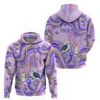 personalised-australia-hippie-christmas-hoodie-cockatoo-kookaburra-with-wattle-violet-pastel-color