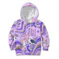 personalised-australia-hippie-christmas-kid-hoodie-cockatoo-kookaburra-with-wattle-violet-pastel-color