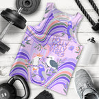 personalised-australia-hippie-christmas-men-tank-top-cockatoo-kookaburra-with-wattle-violet-pastel-color