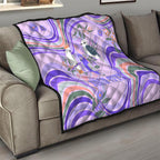 personalised-australia-hippie-christmas-quilt-cockatoo-kookaburra-with-wattle-violet-pastel-color