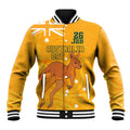 Personalised Matildas Australia Day Baseball Jacket Proud To Be Tillies Gold Version
