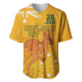 Personalised Matildas Australia Day Baseball Jersey Proud To Be Tillies Gold Version