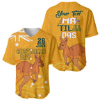 Personalised Matildas Australia Day Baseball Jersey Proud To Be Tillies Gold Version