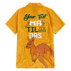 Personalised Matildas Australia Day Hawaiian Shirt Proud To Be Tillies Gold Version