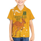 Personalised Matildas Australia Day Hawaiian Shirt Proud To Be Tillies Gold Version