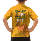 Personalised Matildas Australia Day Hawaiian Shirt Proud To Be Tillies Gold Version