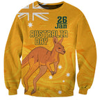 Personalised Matildas Australia Day Sweatshirt Proud To Be Tillies Gold Version