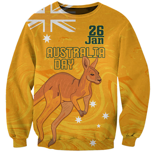 Personalised Matildas Australia Day Sweatshirt Proud To Be Tillies Gold Version